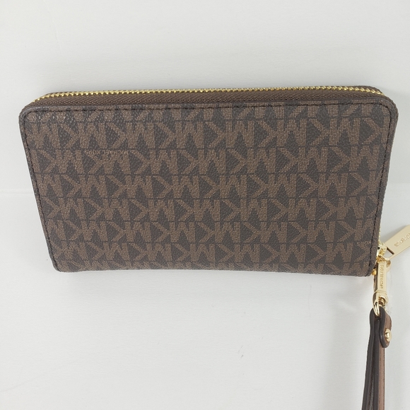 MICHAEL KORS JS LARGE FLAT ZIP PHONE CASE WALLET - Picture 6 of 10